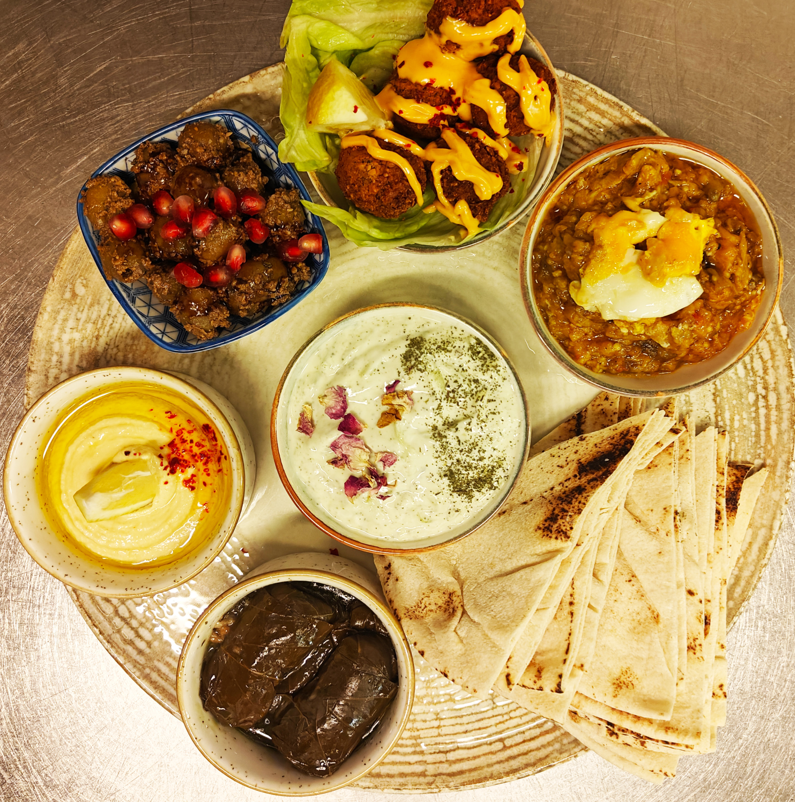 Traditionelle Mezze-Platte